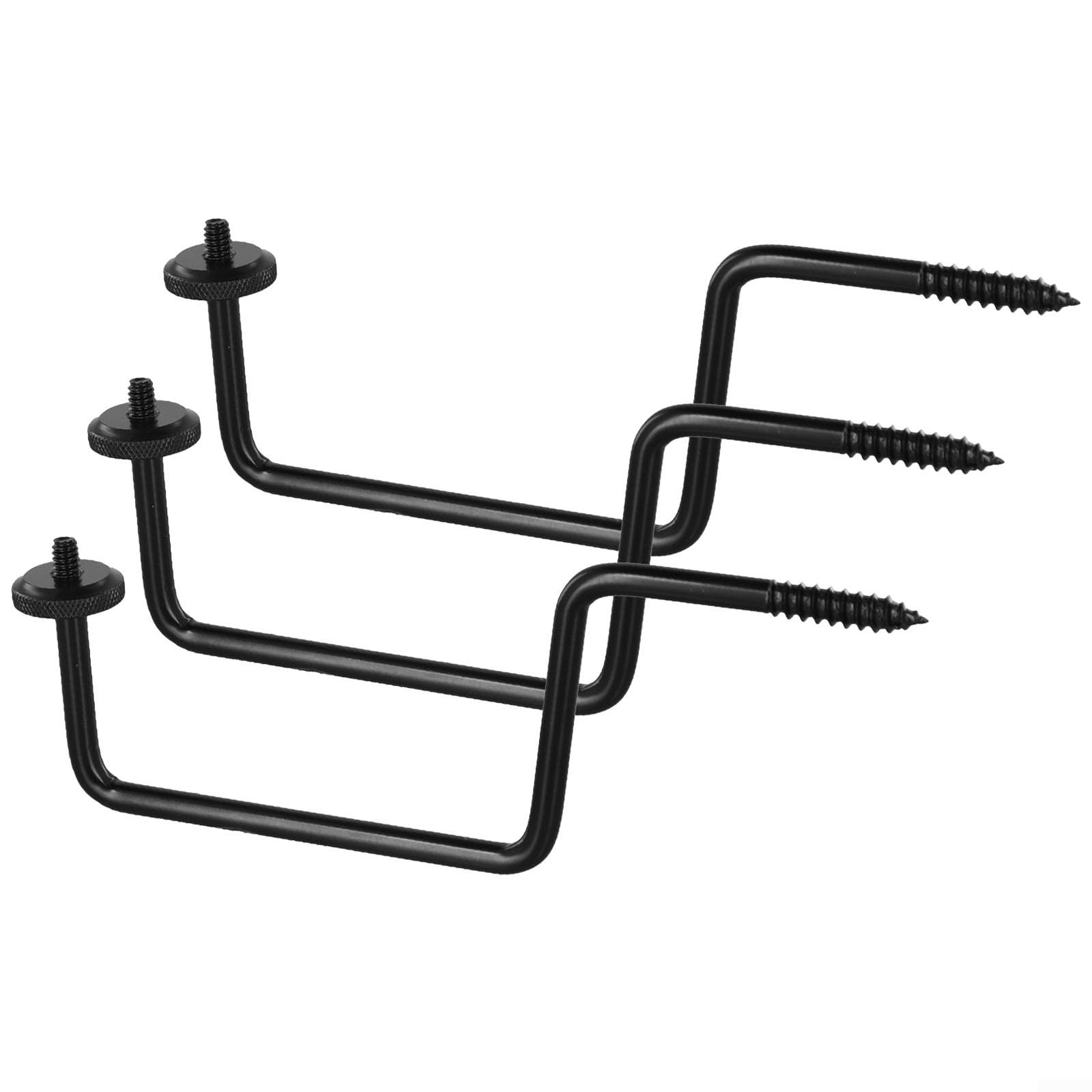 Soporte de acero de rosca de 1/4 para fijación firme de cámaras de fototrampeo en árboles