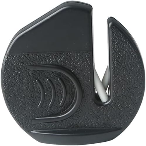 YIAGUN Kitchen Chef Knife and Scissors Sharpener for Straight and Serrated Knives Handheld Quick Sharpening Tool, Household Double-Sided Sharpener, Detachable Multi-Purpose Sharpening Stone(5.3 * 5.5