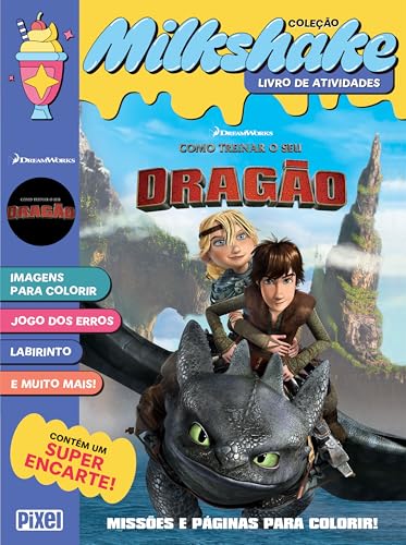 MilkShake: Como Treinar o seu Dragão: Missões e páginas para colorir