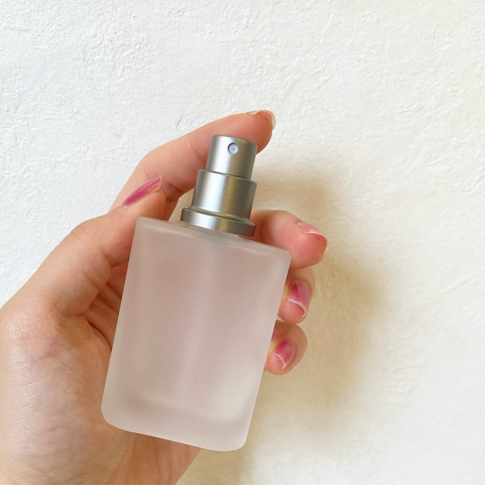 Amazon.co.jp: 【フロスト加工 スプレー瓶】30ml 1本 シルバー