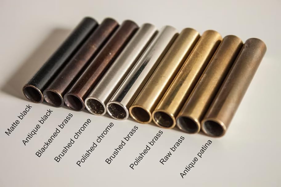 Modern Adjustable Brass Ceiling Spotlight Fixture - Mid Century Cylinder Directional Focus Light - Handmade Metal Ceiling Lamp for Kitchen, Bedroom, Living Room, Gallery Décor (Raw Brass)