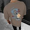 Mens T-Shirts Graphic Fashion Tshirt UK Casual Short Sleeve Tee Tops Hipster Hip Hop T Shirts Cool Shirt 03D#Coffee Large #2