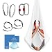 Aum Active Aerial Yoga Hammock - Include Aerial Silk Fabric, Carabiners, Extension Straps, 30-Day Pose Guide - Premium Yoga Swing for Antigravity Exercises, Inversion & Sensory Therapy (White)