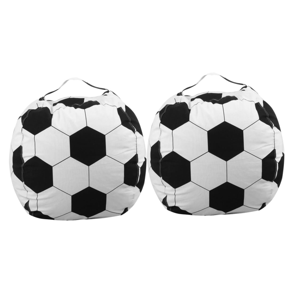 Housse de pouf en peluche douce IMIKEYA pour ranger les jouets d'enfants set de 2