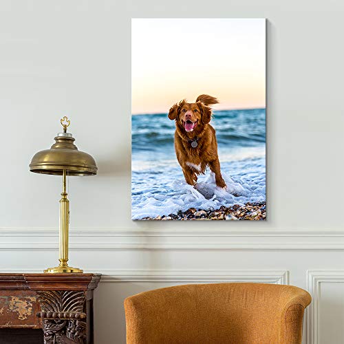 NWT Custom Canvas Prints with Your Photos for Pet/Animal, Personalized Canvas Pictures for Wall to Print Framed 24x16 inches - Image 3