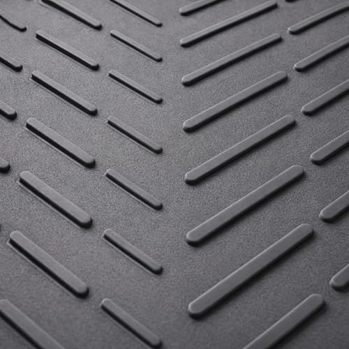 Image of Extra Large Silicone Dish Drying Mat for Kitchen Countertop (58 x 43 cm) | Built-in Drain Lip Water Draining Utensil Mat | Heat-Resistant, Anti-Slip Sink & Counter Protection Mat