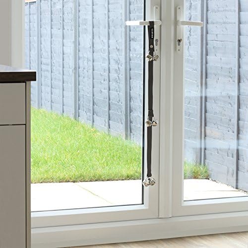 Me and My Pets Dog/Puppy Toilet Training Bells - Hangs from Door - Grey