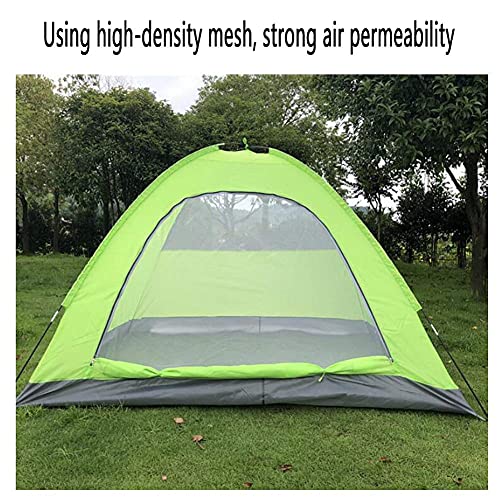 Carpa domo impermeable para camping 3-4 personas naranja miniatura 3