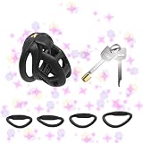 New Black Resin Wear-Resistant Outdoor Fitness Cage Accessory, Reusable, Skin Friendly, Comfortable and Breathable, Couple Gift - D6