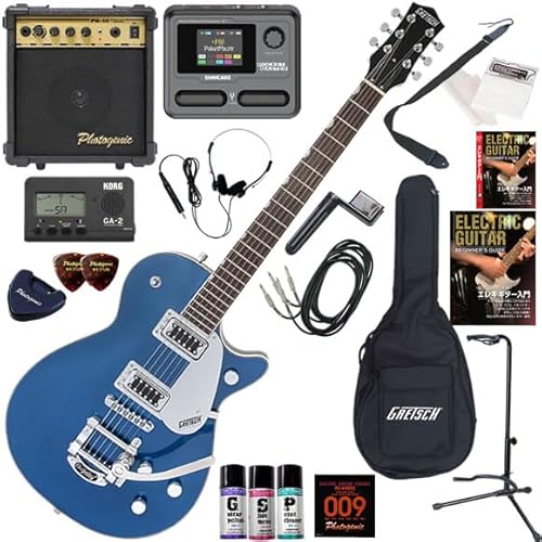 グレッチ エレキギター初心者入門 マルチエフェクターも入ってる!最強の20点セット G5230T Electromatic/ALB(アリューシャンブルー)