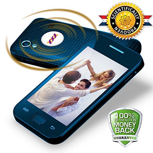 EMF Protection Cell Phone, 3 GOLD & SILVER AWARDS, Proven Anti Radiation Protector Shield - Best EMR Blocker, Neutralizer Ondeom Patch, all Mobile Phones, Computers Laptop Tablet, Necklace pendant