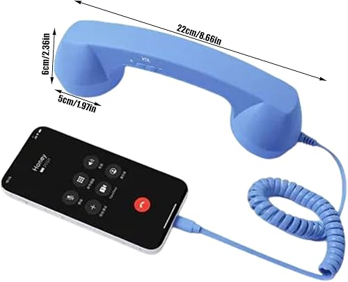 Miniatura 3 de Teléfono retro 2026, nuevo teléfono retro para iPhone, teléfono retro tipo C, teléfono con cable, receptor de mango fijo para celulares,