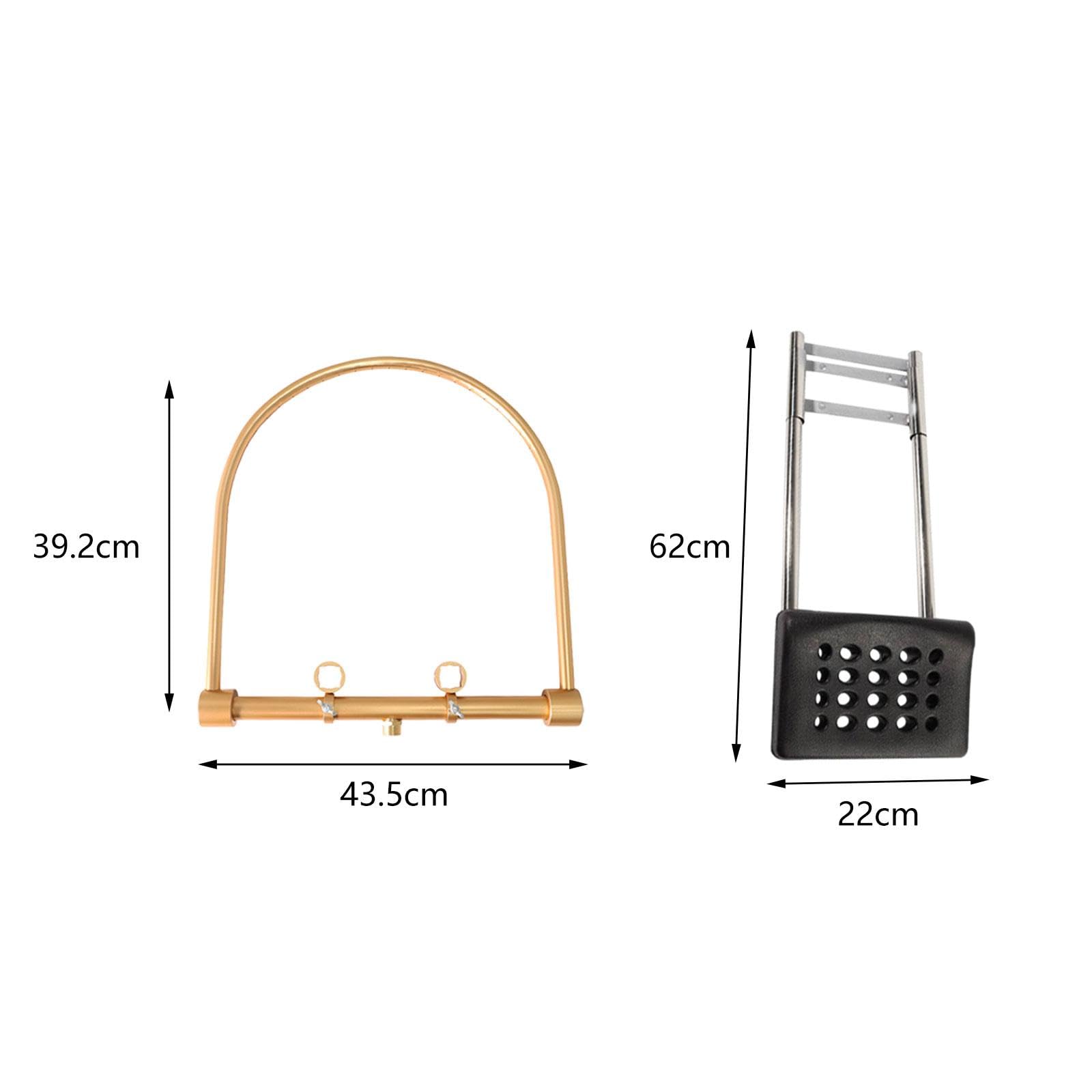 Equipo para lavabo de champú, marco de circulación de agua, metal, uso flexible, accesorios profesionales para cama de champú para salón de belleza
