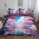 Design Unique: Cette housse de couette utilise la technologie d'impression 3D, rendant les motifs plus nets et les couleurs plus vives. Chaque motif a été soigneusement conçu pour vous offrir une expérience visuelle unique. Parfait pour décorer la chambre des enfants, adolescents ou adultes