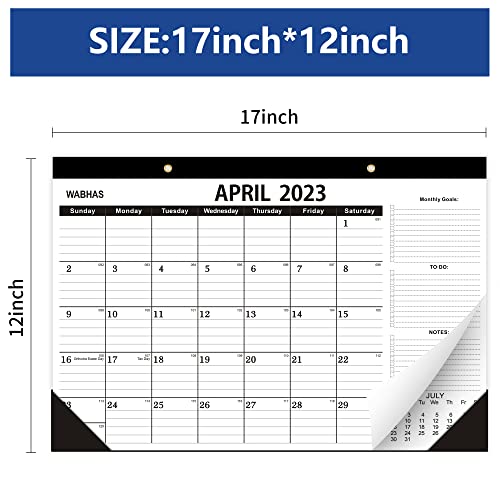 Desk Calendar 2023-April 2023 To September 2024-Desk Calendar Large 17 X 12,Wall Calendar 2023 Monthly With To-Do List,Thick Paper,Corner Protectors,Office Supplies Desktop Calendar For Planning. #TOP2