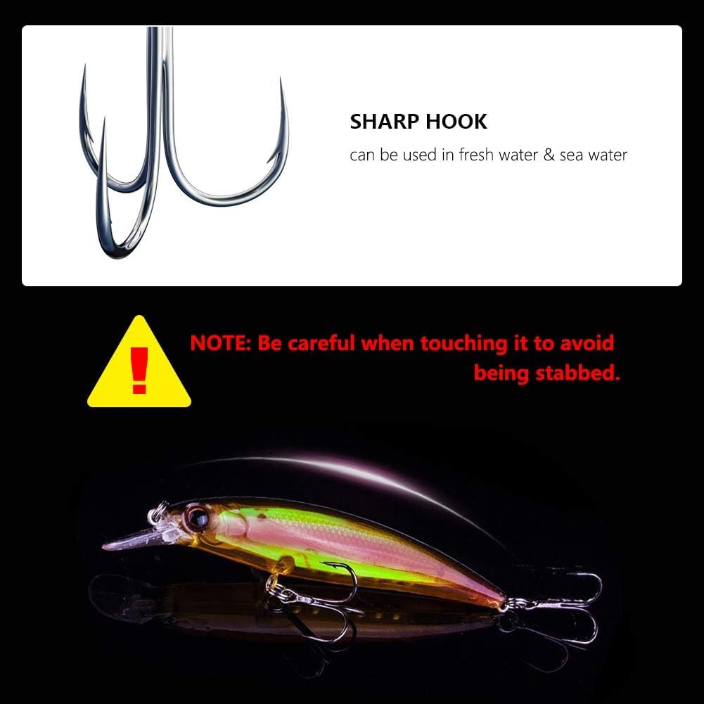 Señuelos de Pesca Profundo Cebos Minnow 11cm Paquete 10 para Siluro Lucio