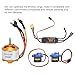 RC Plane Motor Kit, SG90 Servo 2212 KV2200 Brushless Motor 6035 Propeller RC Remote Control Aircraft 40A XT60T ESC Combo Kit Complete Motors for RC Plane Helicopter