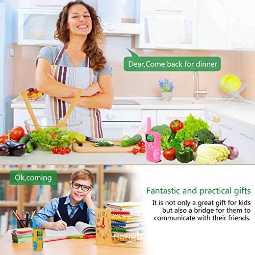 Nestling Kids Walkie Talkies 3 Pack, 8 Channels 2 Way Radio Walky Talky Toys with Backlit LCD Flashlight, 3KM Range Best Gifts Toys for Boys & Girls Indoor Outdoor Activity
