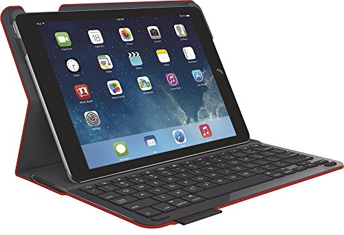Logitech Type+ Bluetooth Keyboard Case for Apple iPad Air, Red