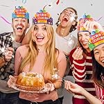30 Pack Birthday Crowns for Kids Classroom Happy Birthday Hats Colorful Party Paper Crowns for Teachers Students School Party Supplies - Image 4