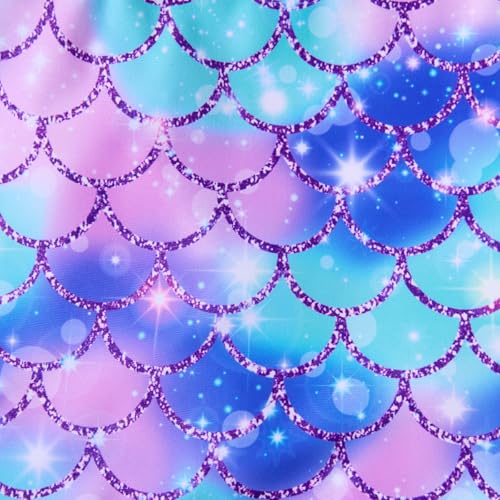 Image of ALISISTER Girls Swimsuit 3 Piece Bathing Suits Flounce Bikini Tankini Set Beach Swimwear with Cover Ups Skirt for 3-8 Years