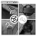 24PCS Car Seat Cover Plum Plate Metal Hooks, 12 Metal Hooks Set Locking Clip Plastic Card Fixed Fastener Buckle + 12 Plastic Car Seat Covers Chucks for Car Seat Replacements Accessories (Black)