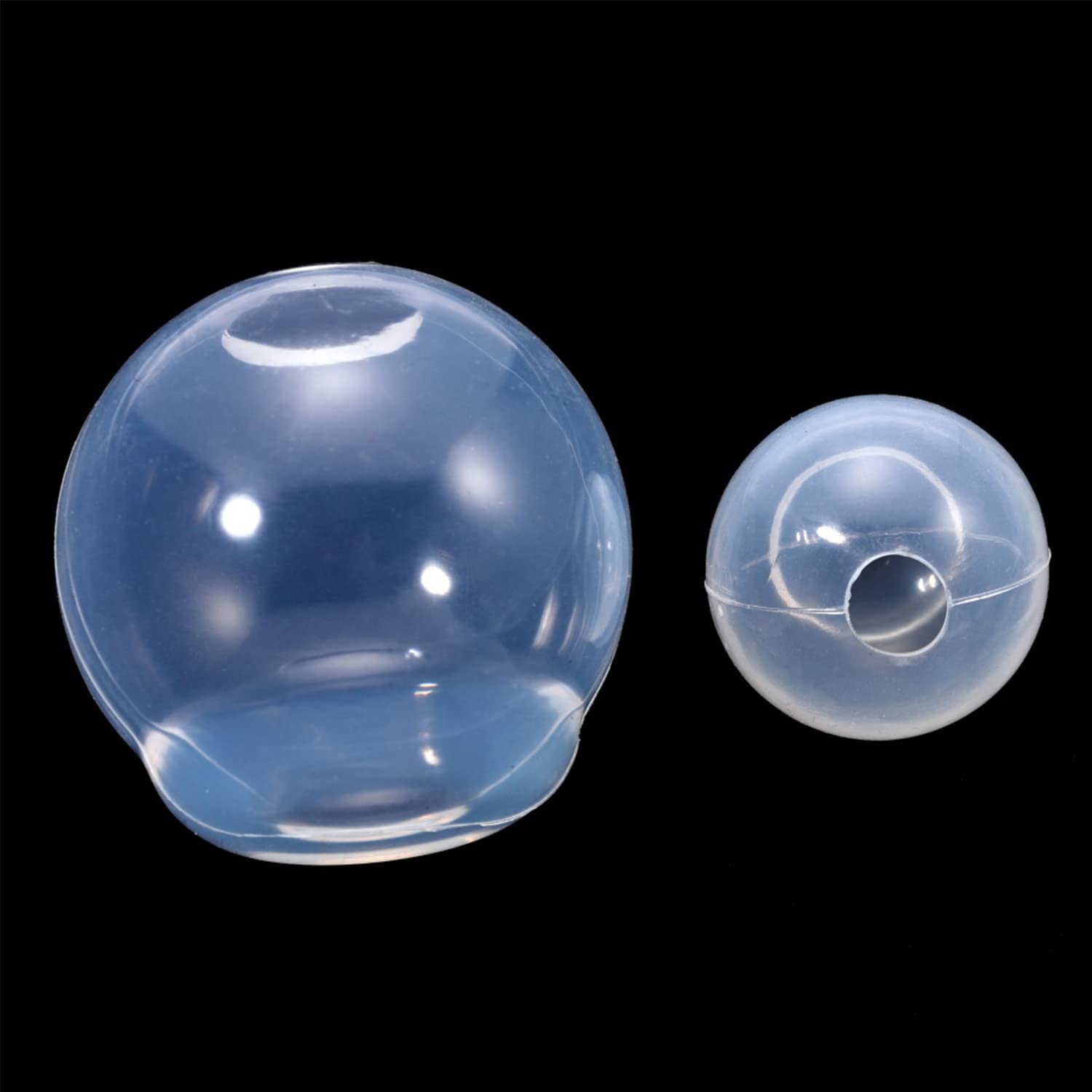 Pavoni シリコン　球体型　8個取　⭐️ Amazon.co.jp: AGCFABS 1個 9サイズ 3D球 シリコン樹脂型、透明