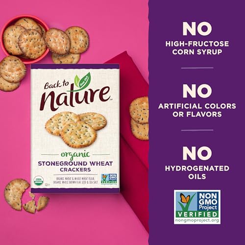 Back To Nature 1000022819 Organic Stoneground Wheat Crackers thumb #3