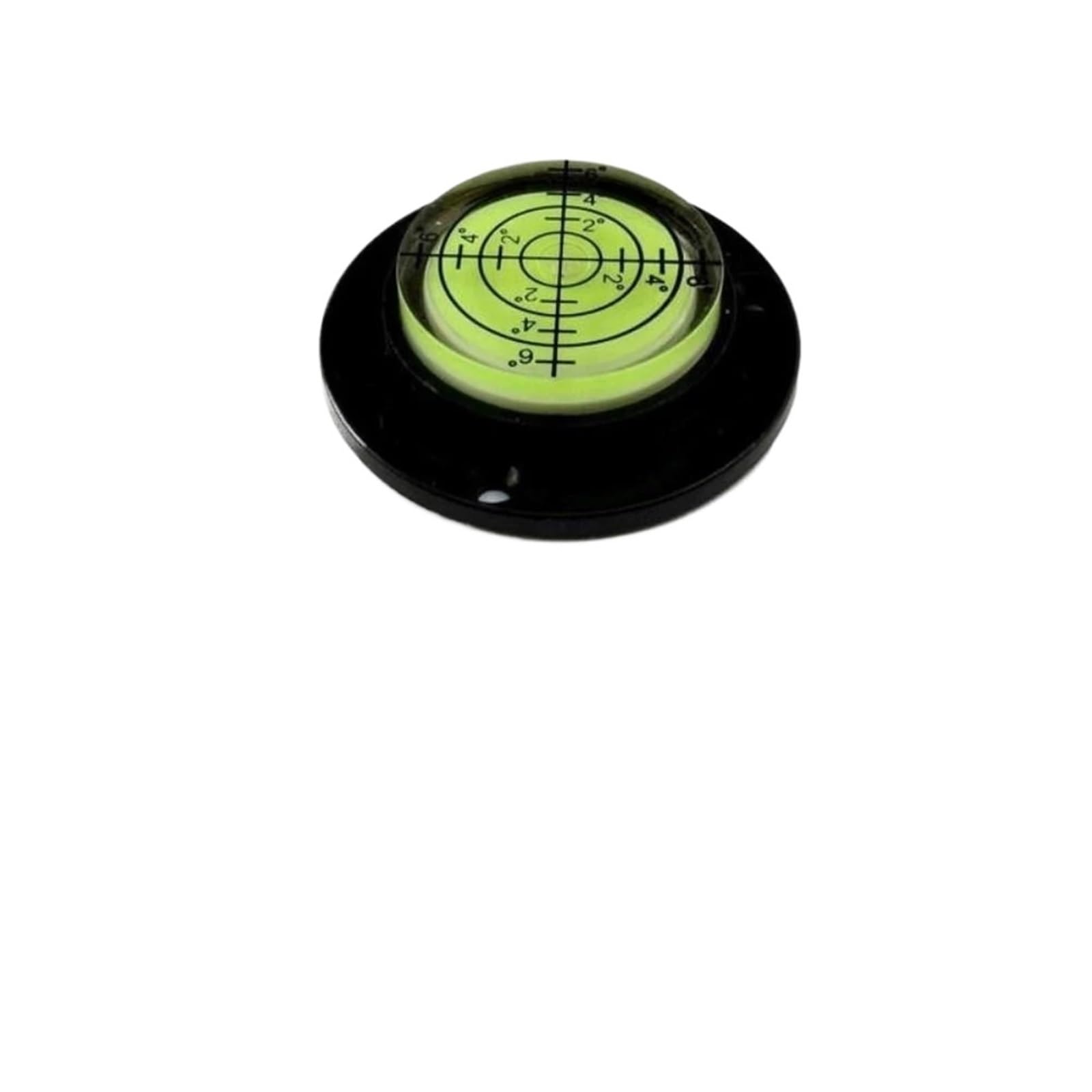 Niveau à bulle horizontal, Mini niveleur rond, niveau circulaire, for bateaux, caravanes, échafaudages, Instrument de mesure, 1 pièce