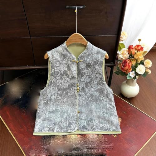 Chaleco de primavera estilo nacional jacquard contra el entretiempo 3