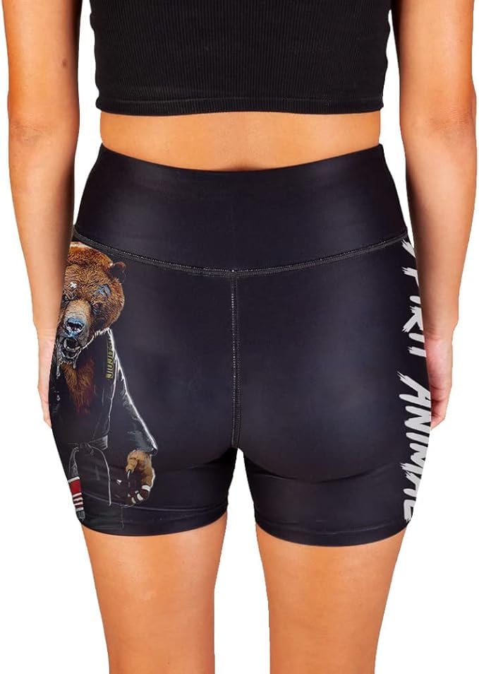 DEHAHA Women's Compression High Waisted Shorts Shaping Underwear for Gym, X-Small