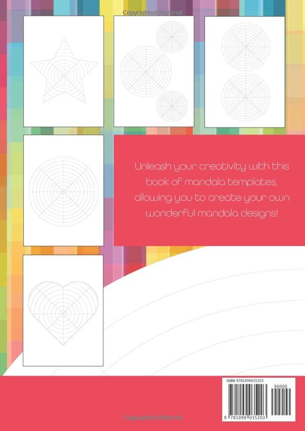 Design Your Own Mandalas: 65 single-sided A4 pages of different shaped and sized mandala templates, ready for you to create your very own unique designs image 2