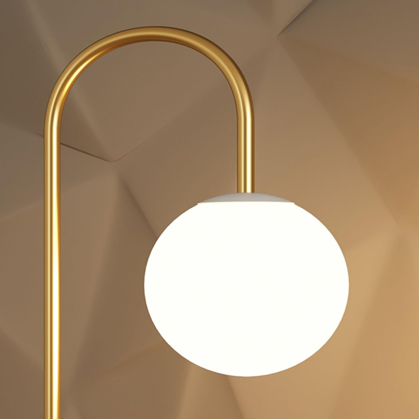 Nowoczesna lampa podłogowa ze stołem, lampa podłogowa do salonu z bezprzewodową stacją ładującą, żarówka LED 3 kolory, nowoczesna i elegancka z dekoracją stołu