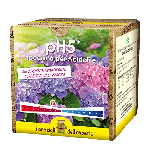 I Consigli dell'Esperto - PH5 Correttivo Terreno a Base di Zolfo 50% Rinverdente - Migliora Nutrienti e Struttura del Suolo - Effetto Rinverdente Durevole - per Giardini Orti e Acidofile - 0.7 kg