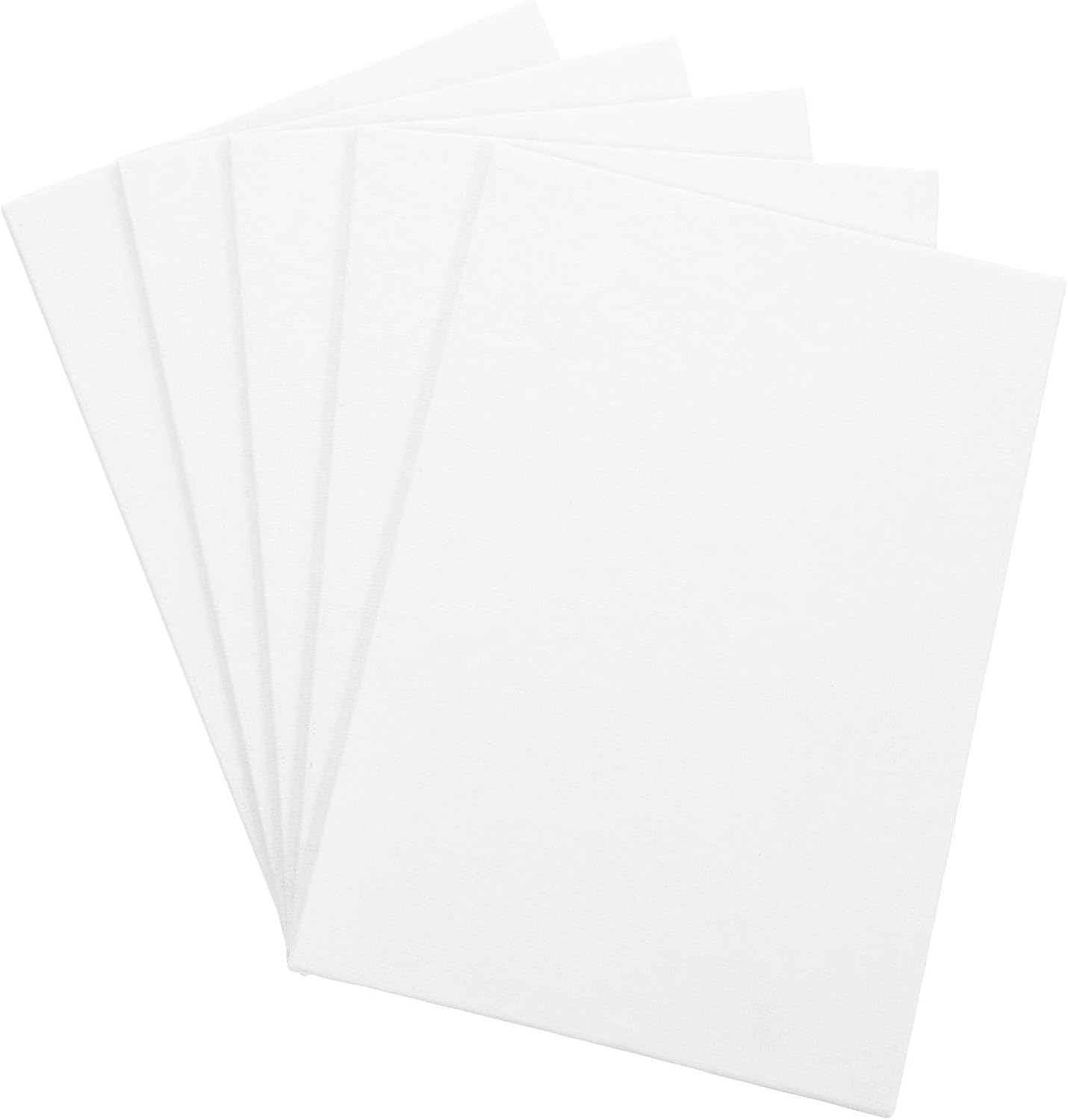 5pcs Acrylic Canvas Boards for Artists, 8x10 Blank Panels