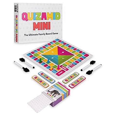QUIZAMID MINI | Family Quiz Game | Travel Board Games | 2-4 Players | Age 7+ Cover