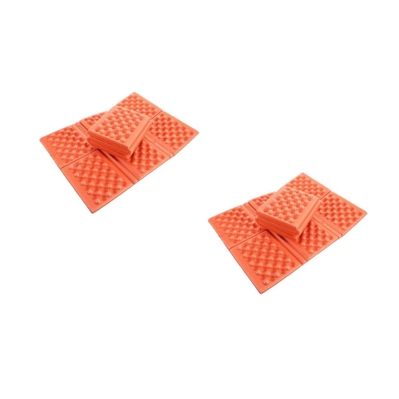 Mipcase 4pcs Portable Outdoor Picnic Cushion Lightweight Camping Sit Pad Xpe Ground Mat for Camping Hiking and Family Activities