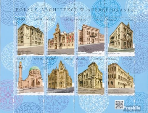Sellos de coleccionista Polonia 2019 minipliego arquitectos regalo filatelia