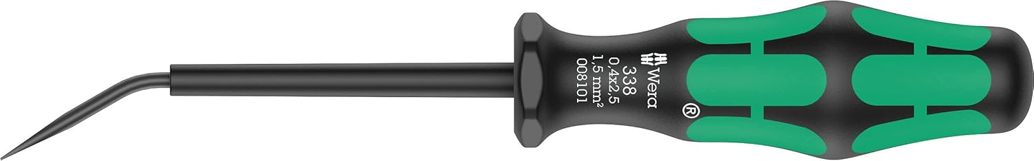 Wera - 05008101001 - Actuation Tool for Terminal Blocks, 338 Actuation Tool for Terminal Blocks (Spring Cages), 0.4 x 2.5 x 81 mm