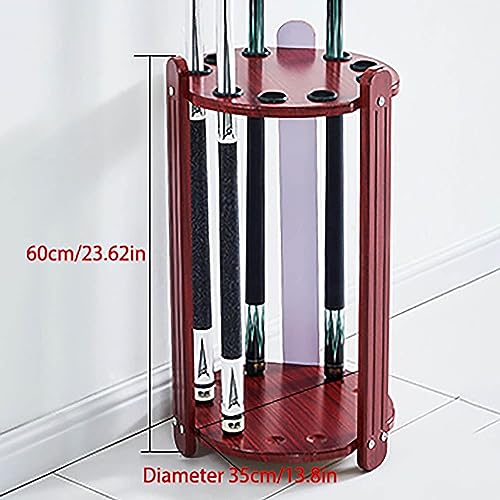 Support de queue de billard bois pour ranger 9 cannes sans encombrement - 2
