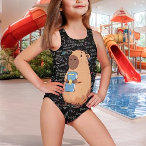 UNICEU Swimsuits for Teen Girls One-Piece Breathable Sleeveless Bathing Suit Full Coverage Cross Back Swimwear for Pool3