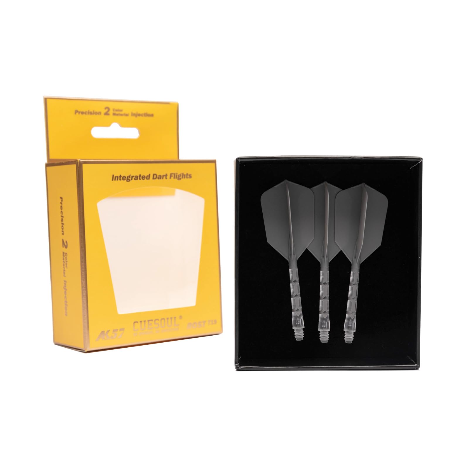 CUESOUL ROST T19 Integrated Dart Shaft and Flight Slim Shape,Set of 3