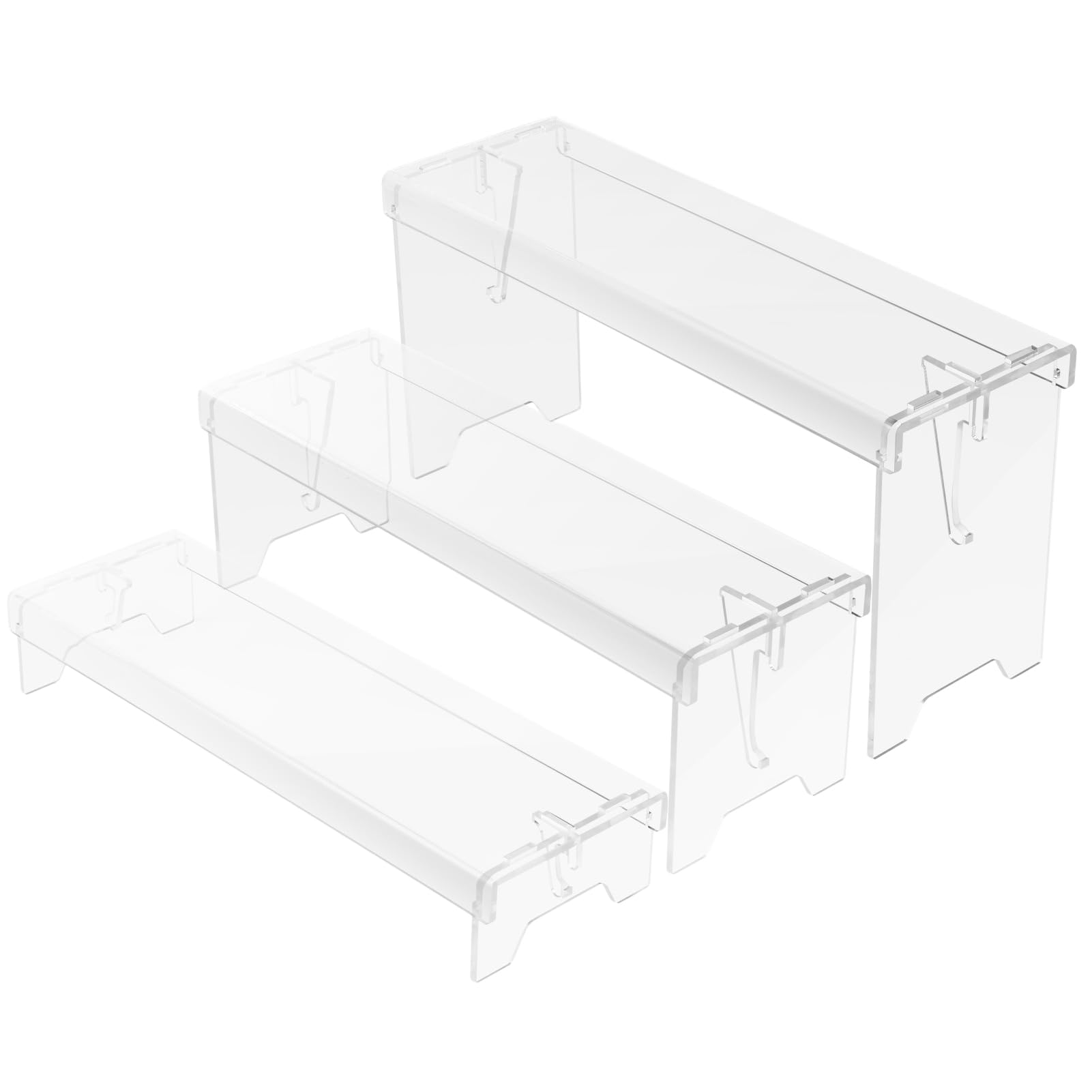 Acryl-Display, Parfüm-Organizer, transparent, rechteckig, Schaufenster-Sammlerstücke, Präsentationsständer für den Einzelhandel zum Organisieren und Dekorieren