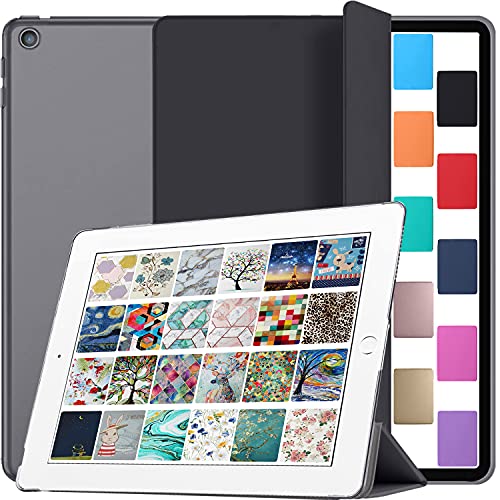 Image of DuraSafe Cases For iPad 7.9 Inch Mini 3 2 1 Generation [iPad Mini 3rd 2nd 1st ] A1599 A1489 A1432 MGNV2HN /A MGYE2HN /A MGNR2HN /A ME277HN /A MD528HN /AiPad Cover with Translucent Frosted Hard Back - Black
