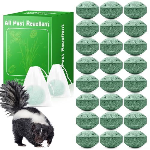 24-Pack Skunk and Raccoon Repellent with Peppermint Oil