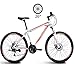 Produktbild Mädchen Trekking Fahrrad Cross Trekkingräder , Doppelbremse Fahrrad, Stoßdämpfender Off-Road Rennrad, 26-Zoll-Studenten Variable Speed Off-Road Doppel Radfahren Für Teen,Orange,26inch/21speed