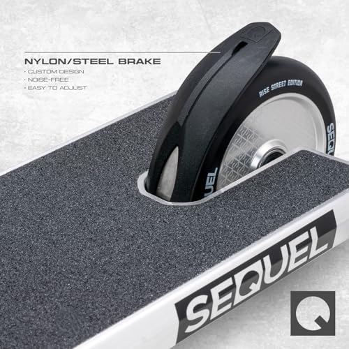 Image of Sequel Rise Stunt Scooter - Complete Pro Trick Scooter with Aluminum Frame, 110mm Wheels, 220 lbs Weight Capacity, Ages 8+