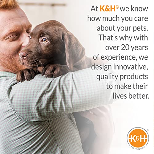 K&H Pet Products Buckle N' Go Dog Car Seat For Large Dogs, Waterproof Fabric With Breathable Mesh & Adjustable Dog Seat Belt For Car, Dog Hammock For Car, Dog Carrier Dog Car Seat Cover - Gray Md/Lg #TOP6