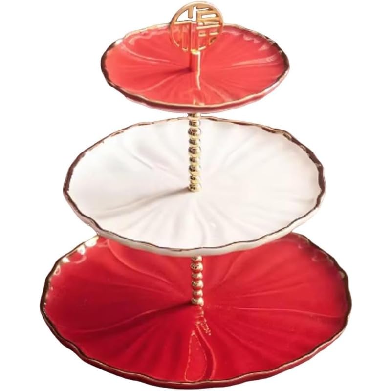 Soporte para cupcakes graduado para postres, soporte para dulces, decoración elegante, soporte para cupcakes, bandeja para servir para mesa o boda (3 niveles)