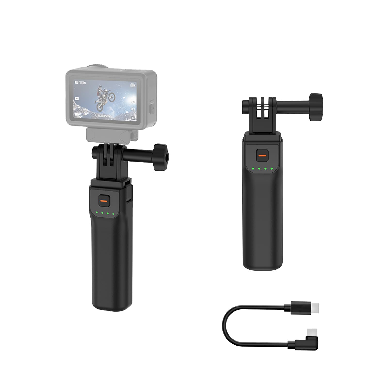 Impugnatura batteria per DJI Osmo Action 6/5 Pro/4/3/Osmo 360/Osmo Nano Camera